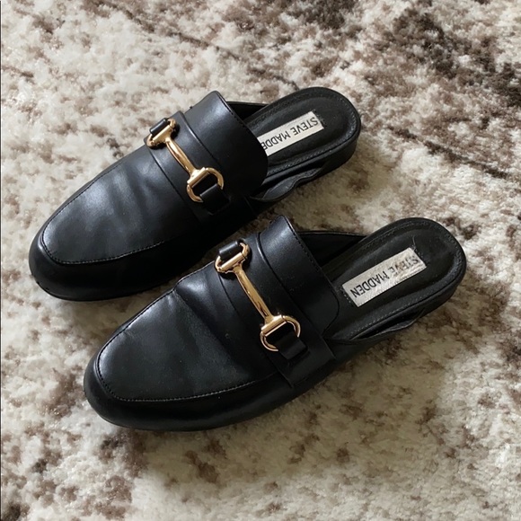 steve madden loafer slides